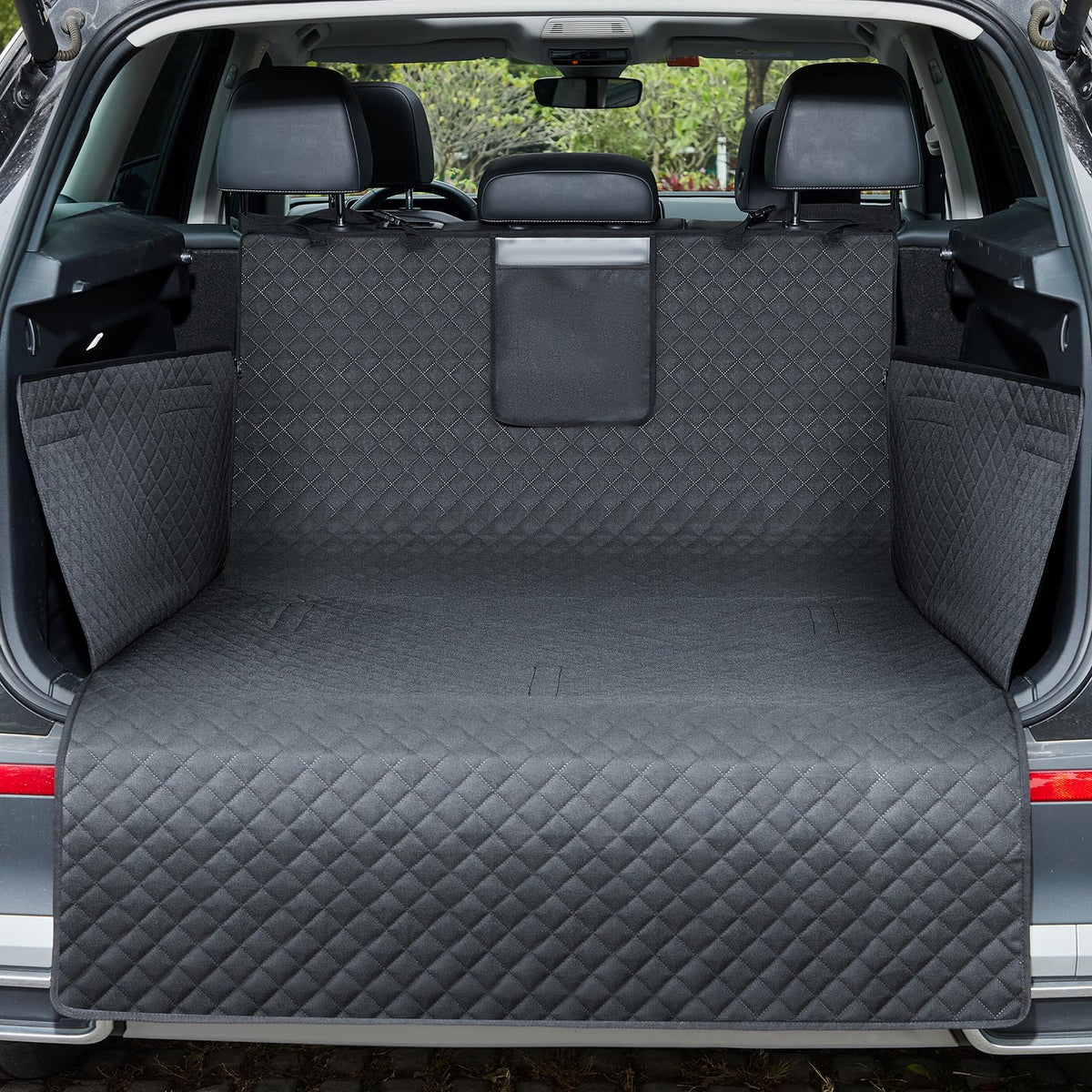 Lekereise SUV Cargo Liner full-coverage install protects trunk from dirt