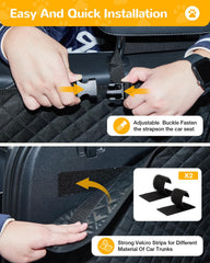 Lekereise Cargo Liner non-slip surface secures pets during rides