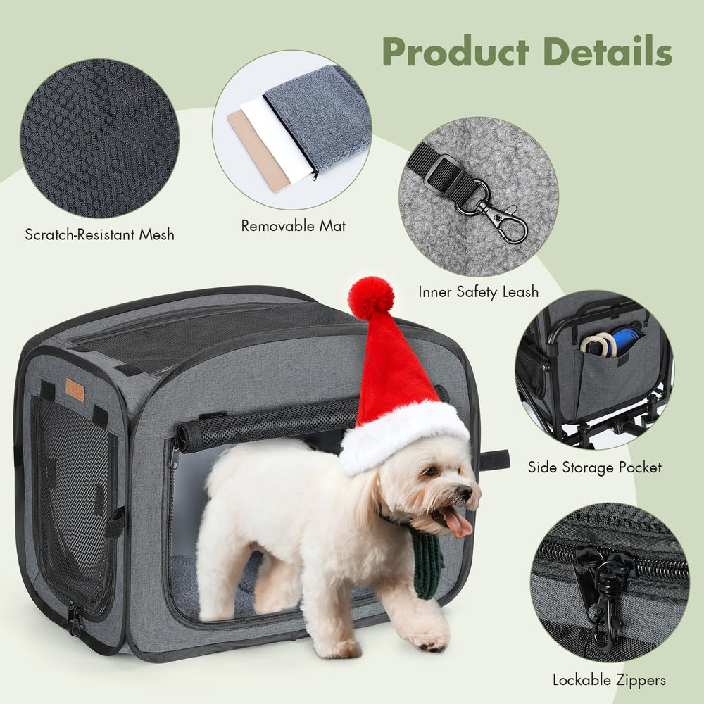 Lekereise ideal for vet visits, road trips, and everyday outings.