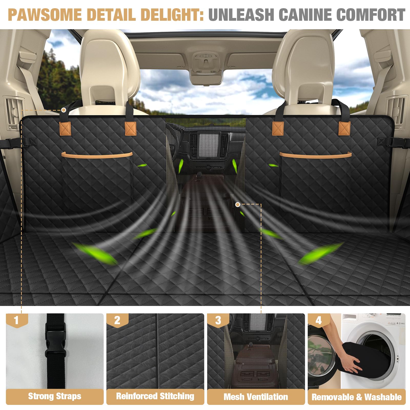 Lekereise universal-fit design allows quick installation and easy cleaning after trips.