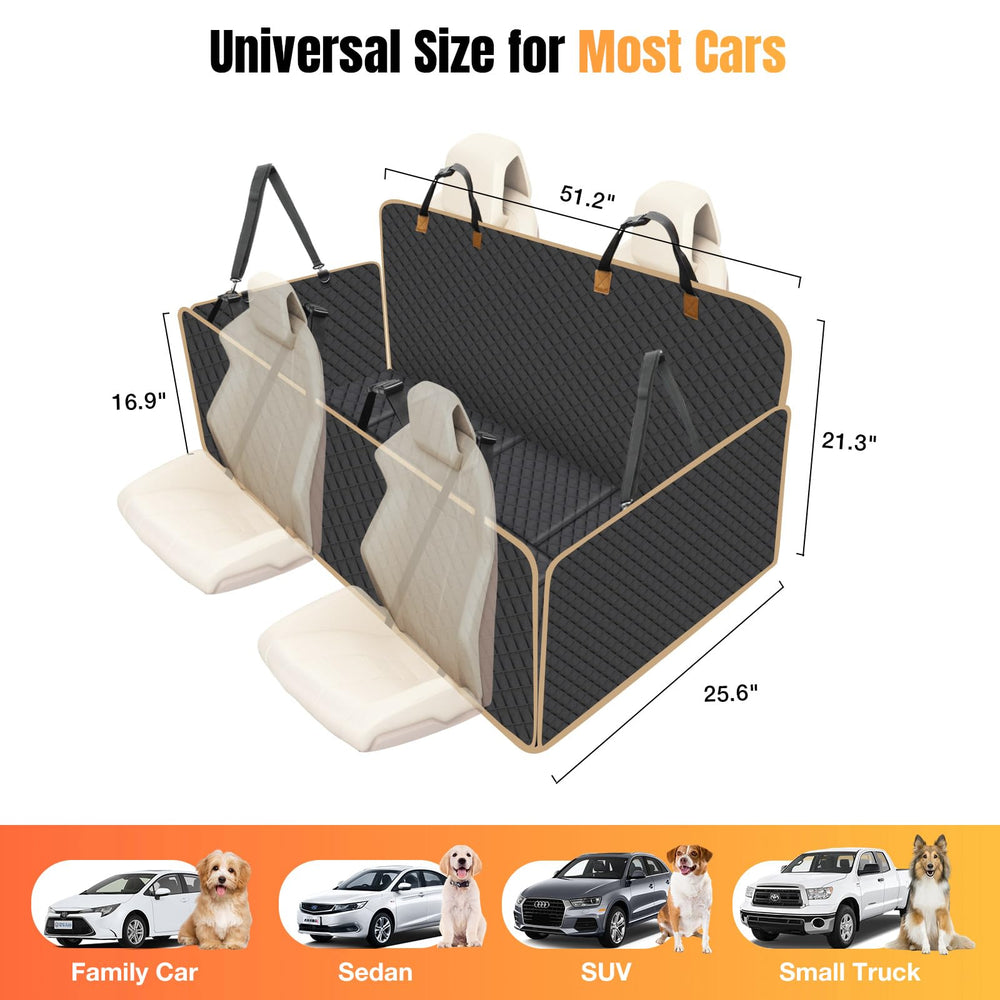 Lekespring tear-resistant dog seat cover withstands pawing and scratching.