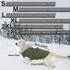 LeLePet dog coat leash hole provides convenient access for leashes.
