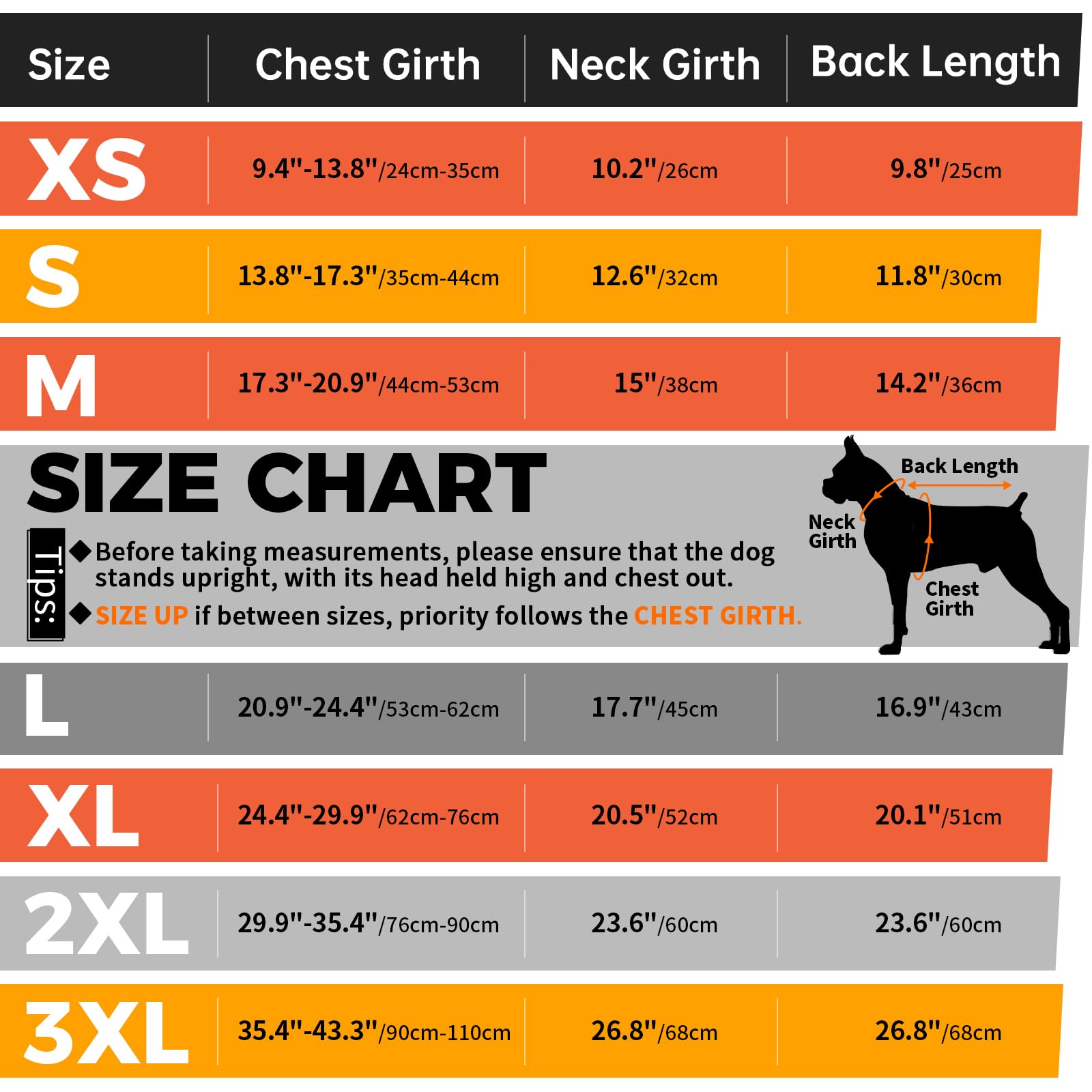 LeLePet coat back leash opening for easy control.