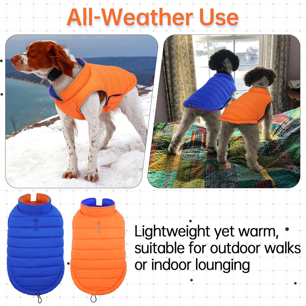 LeLePet puffers interior padding provides lightweight warmth without bulk