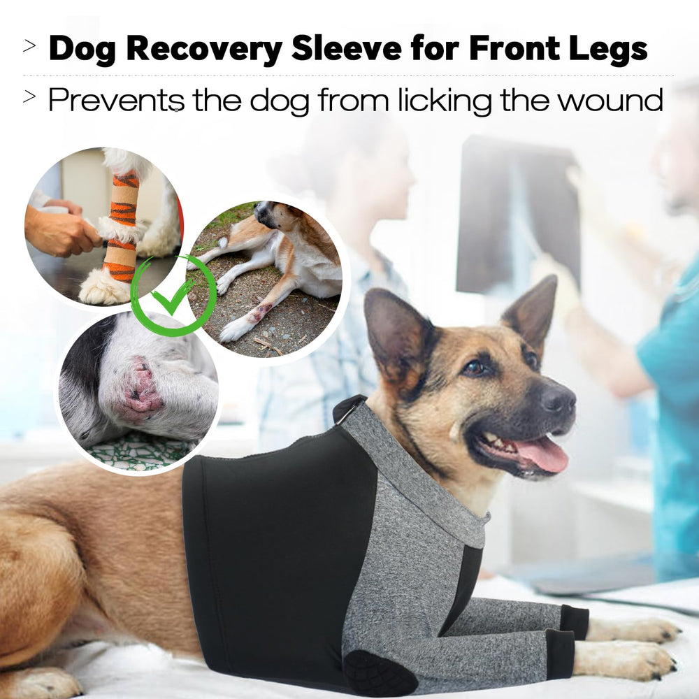 LeLePet breathable milk silk fabric keeps skin dry for comfortable healing.
