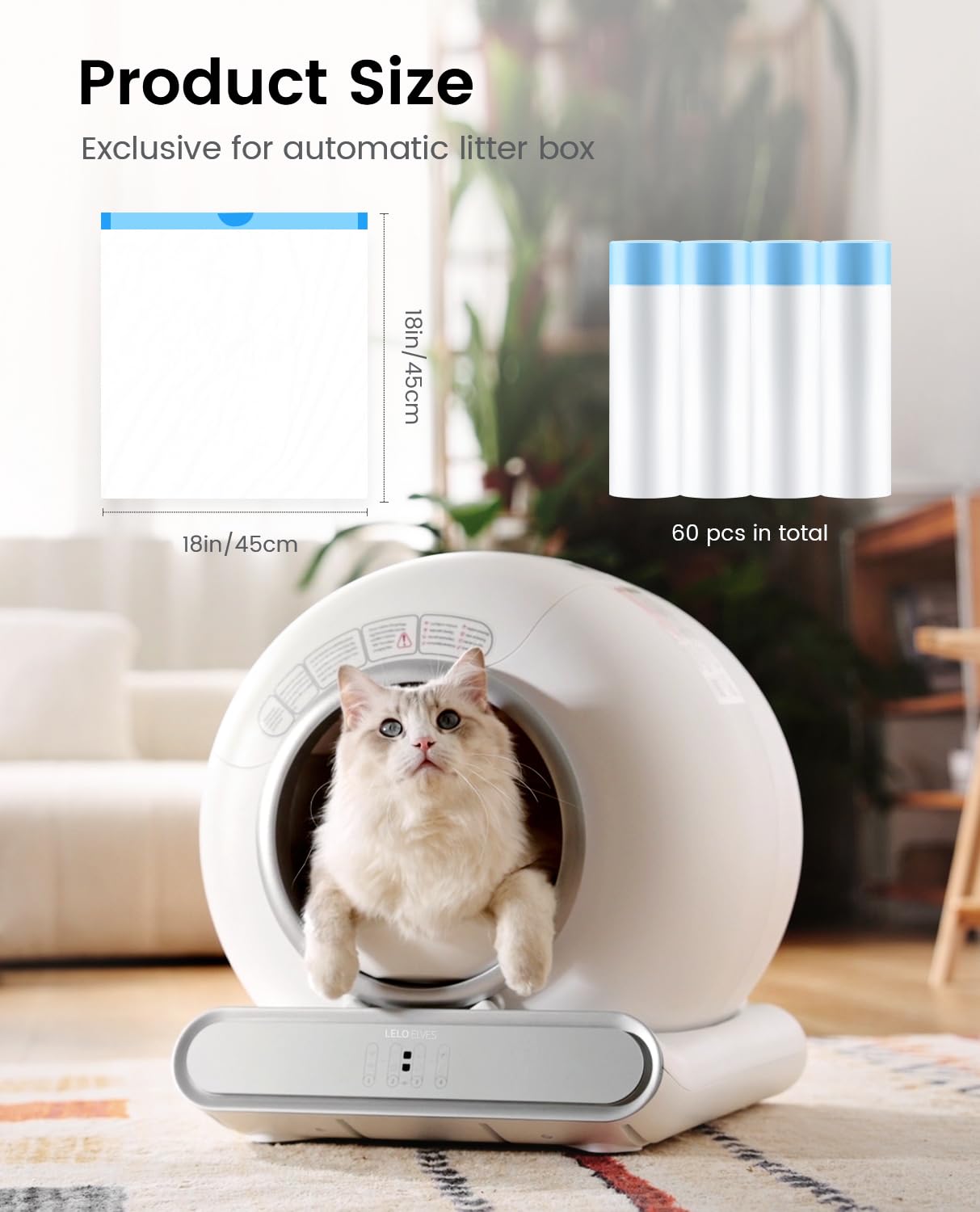 LELO ELVES drawstring closeup showing secure tie and mess prevention