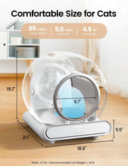 LELO ELVES low-entry design enables easy access for elderly or short-legged cats.