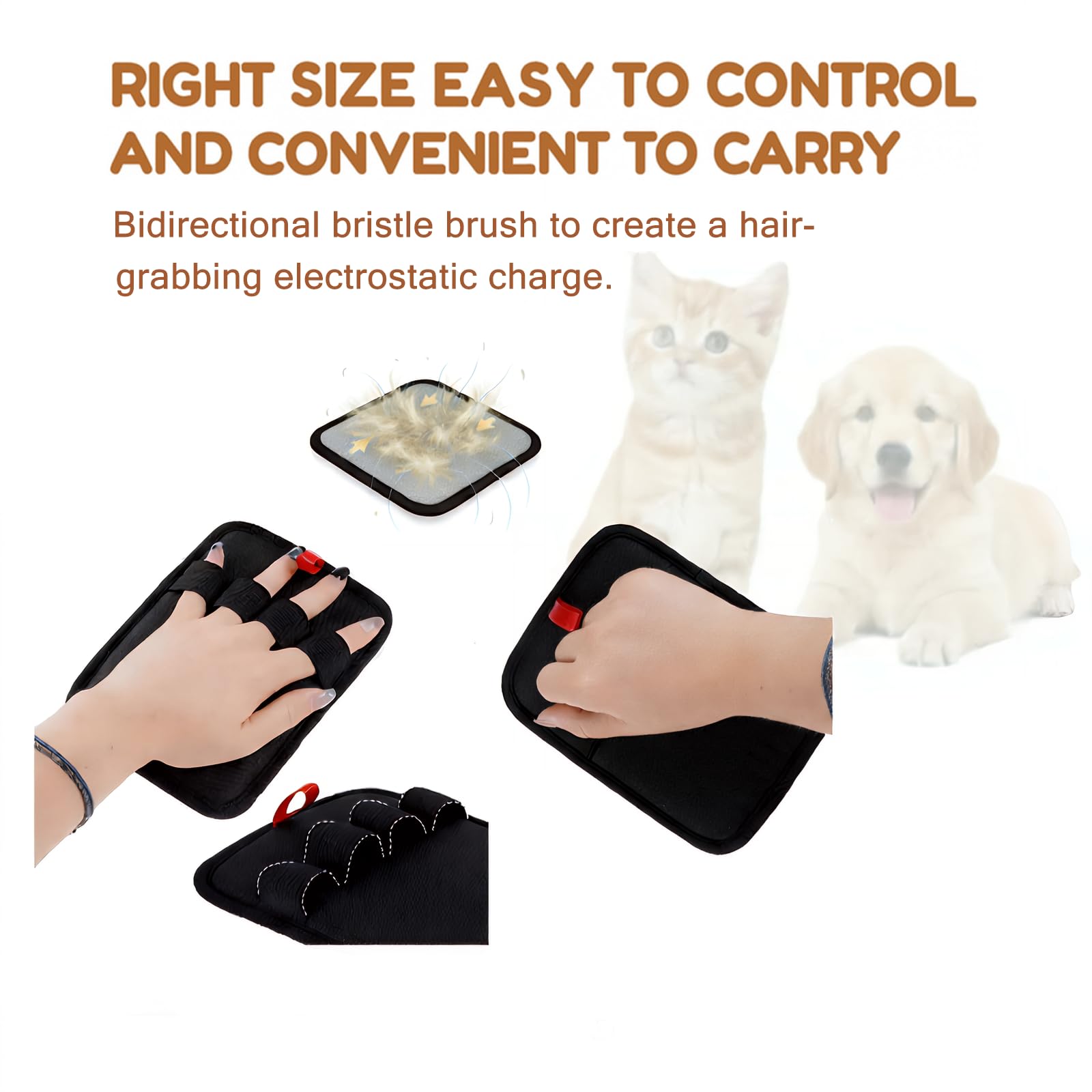 lemilebot magic grooming brush cat dog versatile grooming for furniture and fabrics