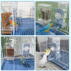 Lemtrflo automatic water dispenser visual supports hands-free hydration for birds.