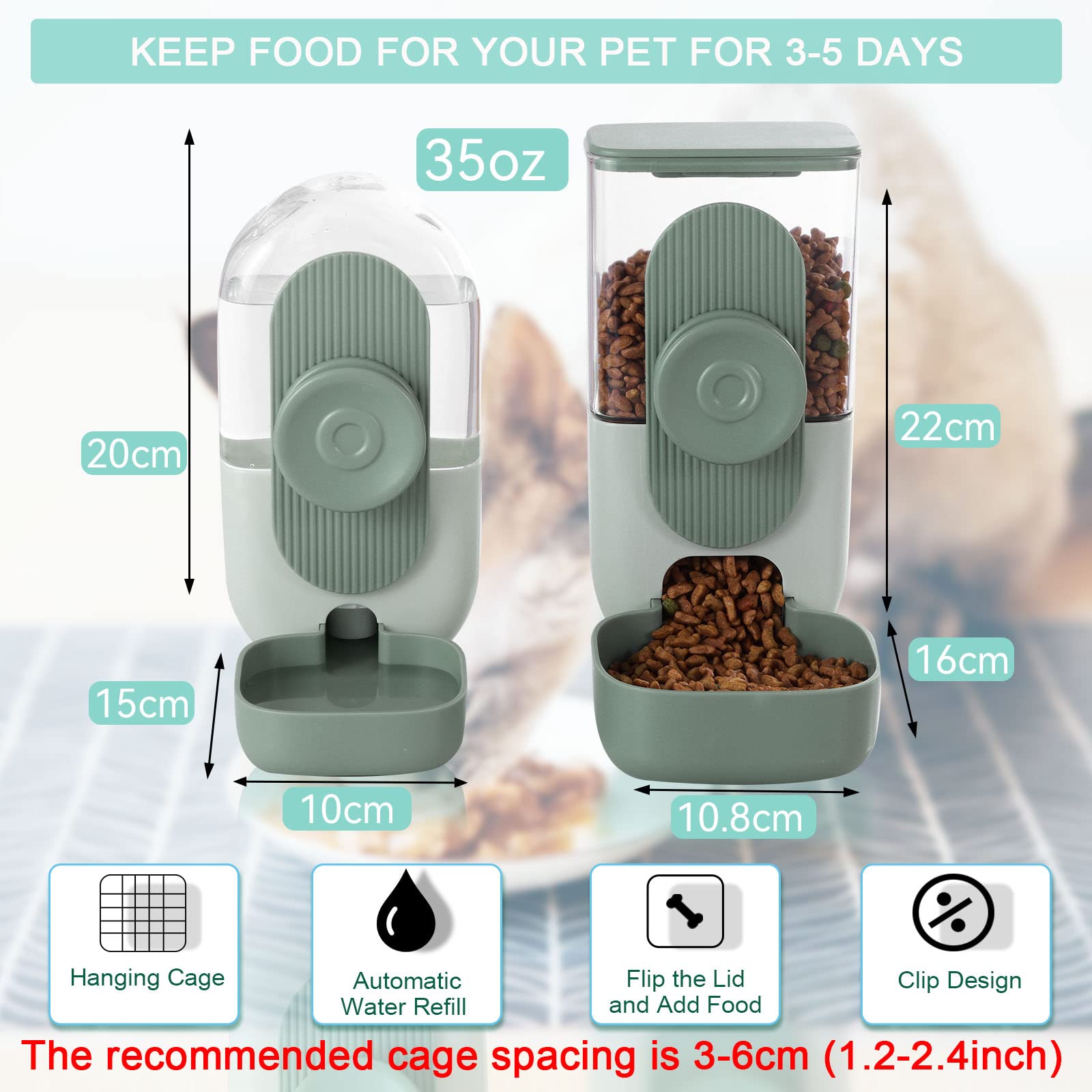 Lemtrflo outside-refill access keeps feeding clean and convenient