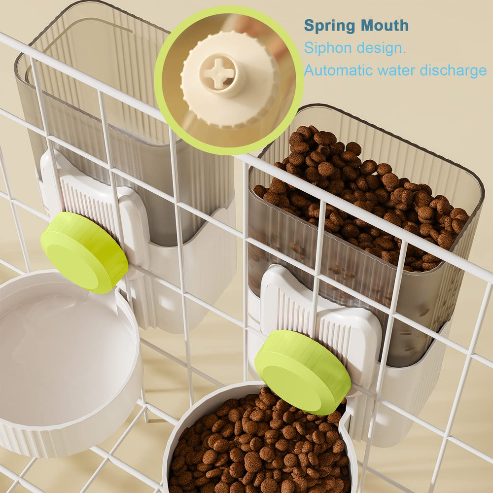 Lemtrflo small-pet feeder 8.3 inch size fits compact cages.