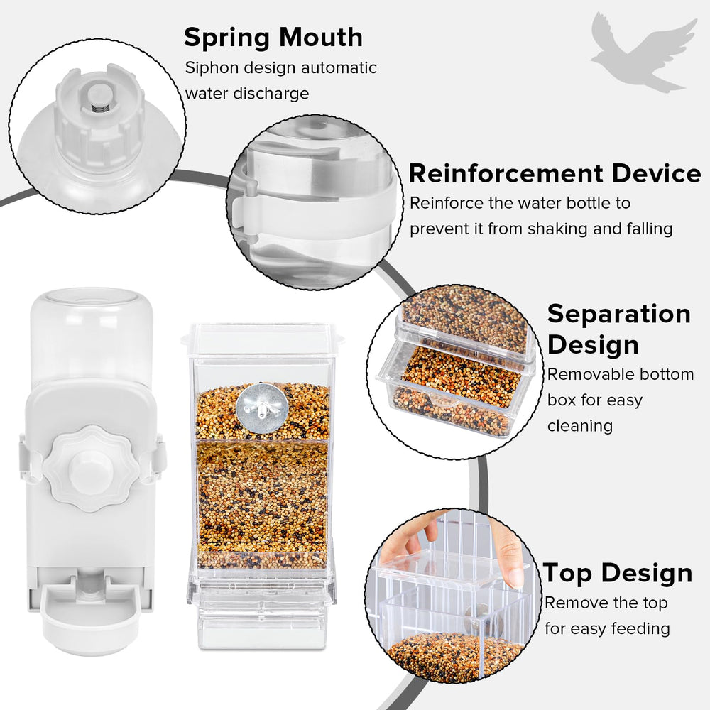Lemtrflo suitable for parakeets and cockatiels, versatile for small to mid-sized birds