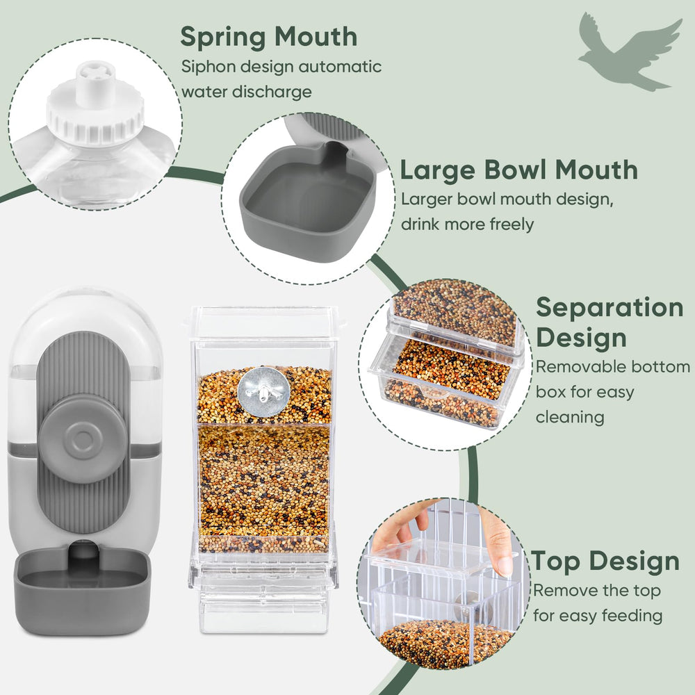 Lemtrflo water bowl 3.5 by 3.5 inches for medium to large birds