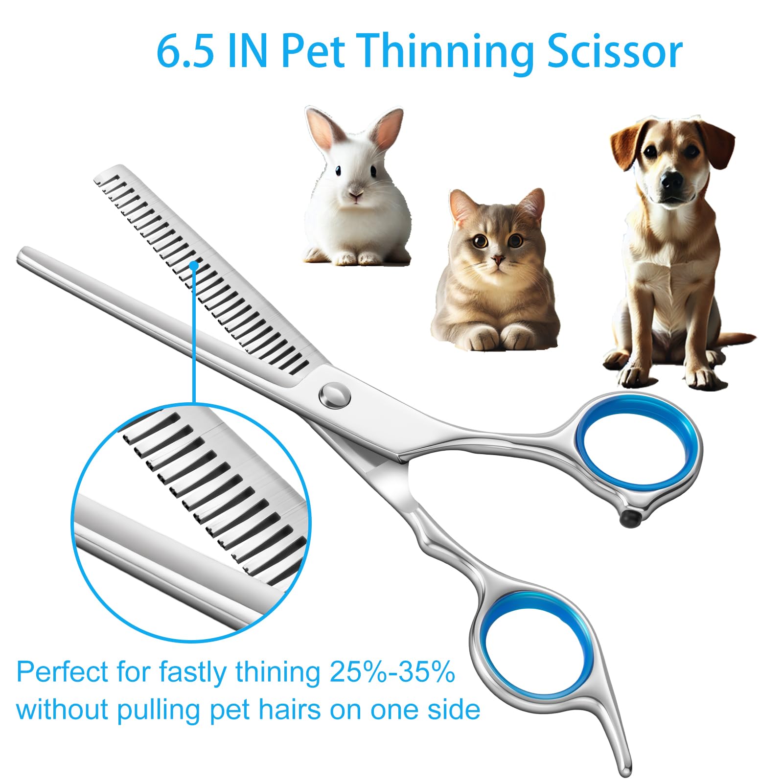 Lengnoyp 6.8-inch curved scissor helps precise shaping around contours.