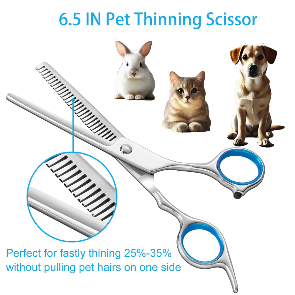 Lengnoyp 6.8-inch curved scissor helps precise shaping around contours.