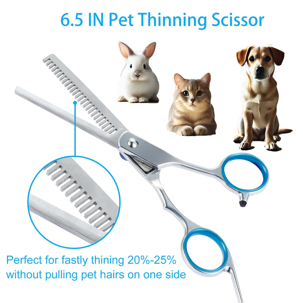 Lengnoyp straight dog grooming scissors for precise straight cuts