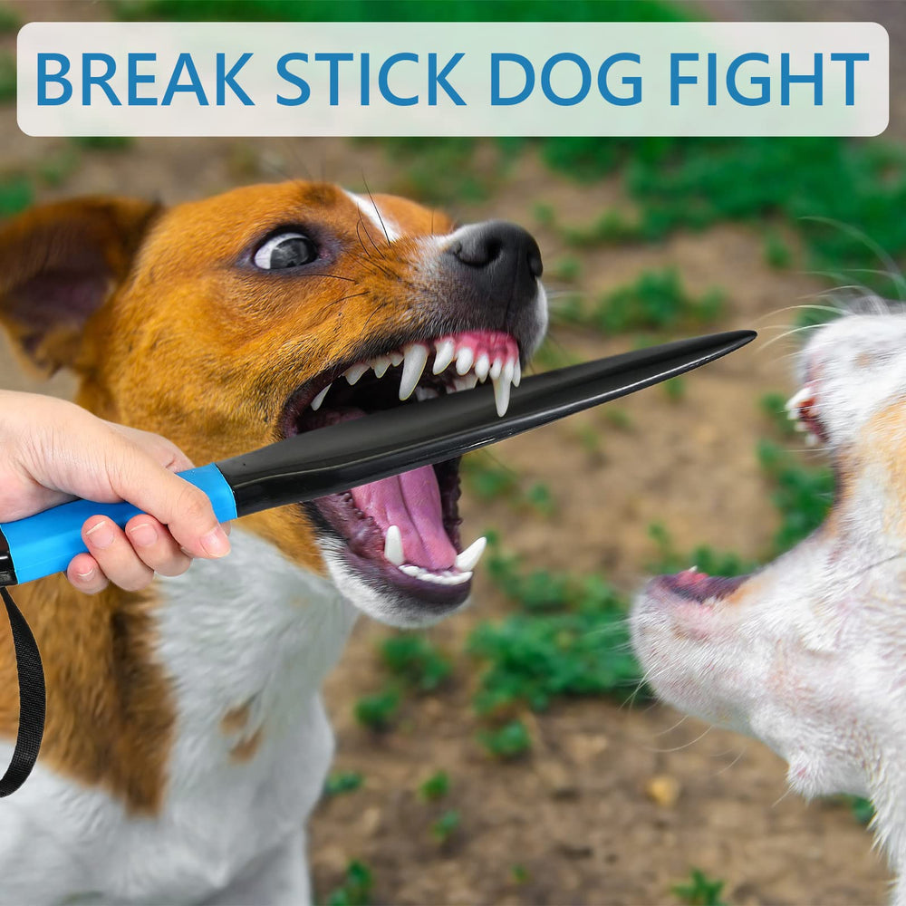 Lenwen dog-break-stick blue nylon toy for interactive backyard play