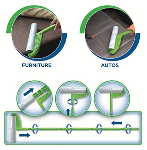 Leo durable lint roller with sturdy handle for lasting use