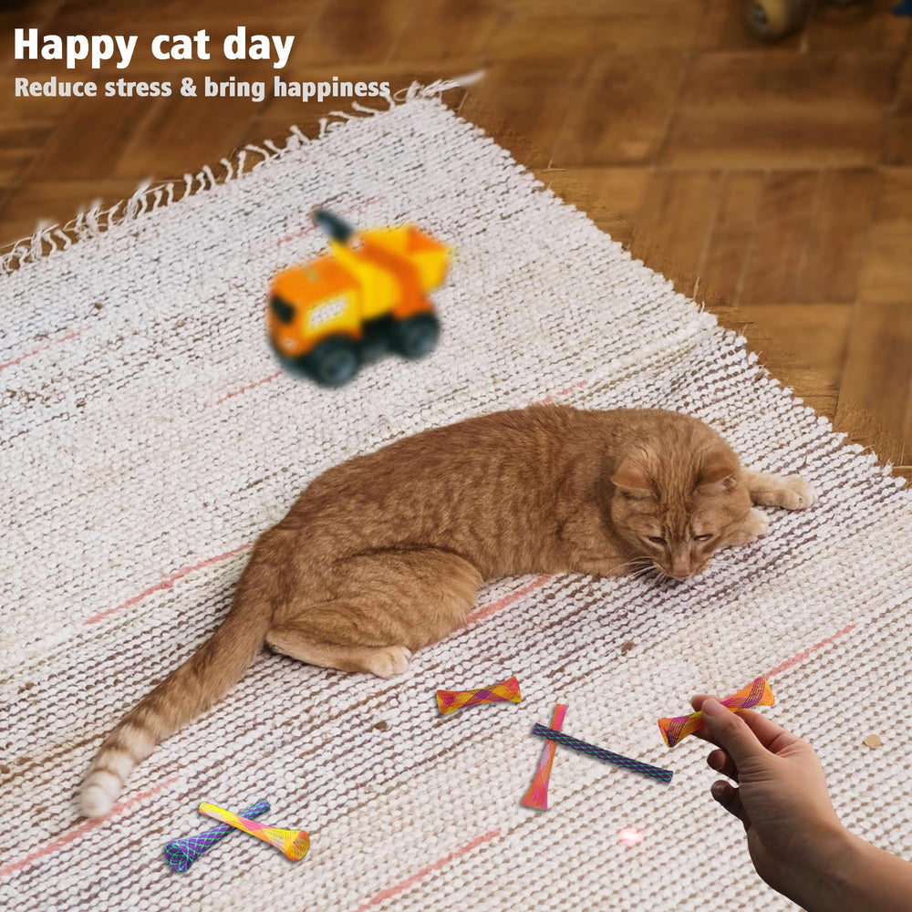 Leoezx Cat Spring Toy safety-materials focuses on non-toxic design for curious chewers.