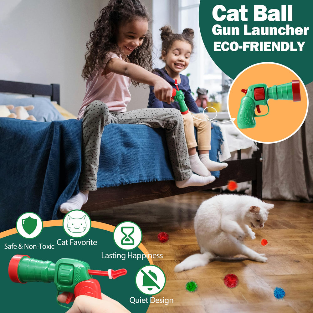 Leoezx pompom balls pack highlighting soft textures for playful batting.