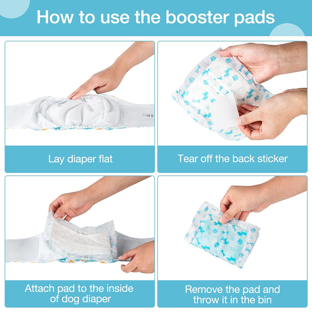 Leopinky booster pads in use support overnight leaks and in-heat scenarios.
