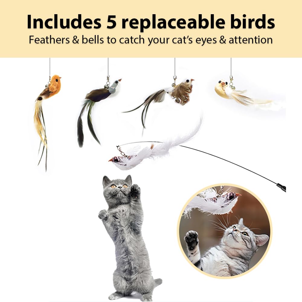 Leo's Paw polished-wire design adds durability for extended play sessions.