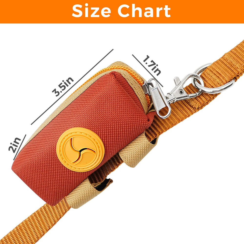 Lepawit poop bag holder keeps bags ready and pockets organized for busy days.