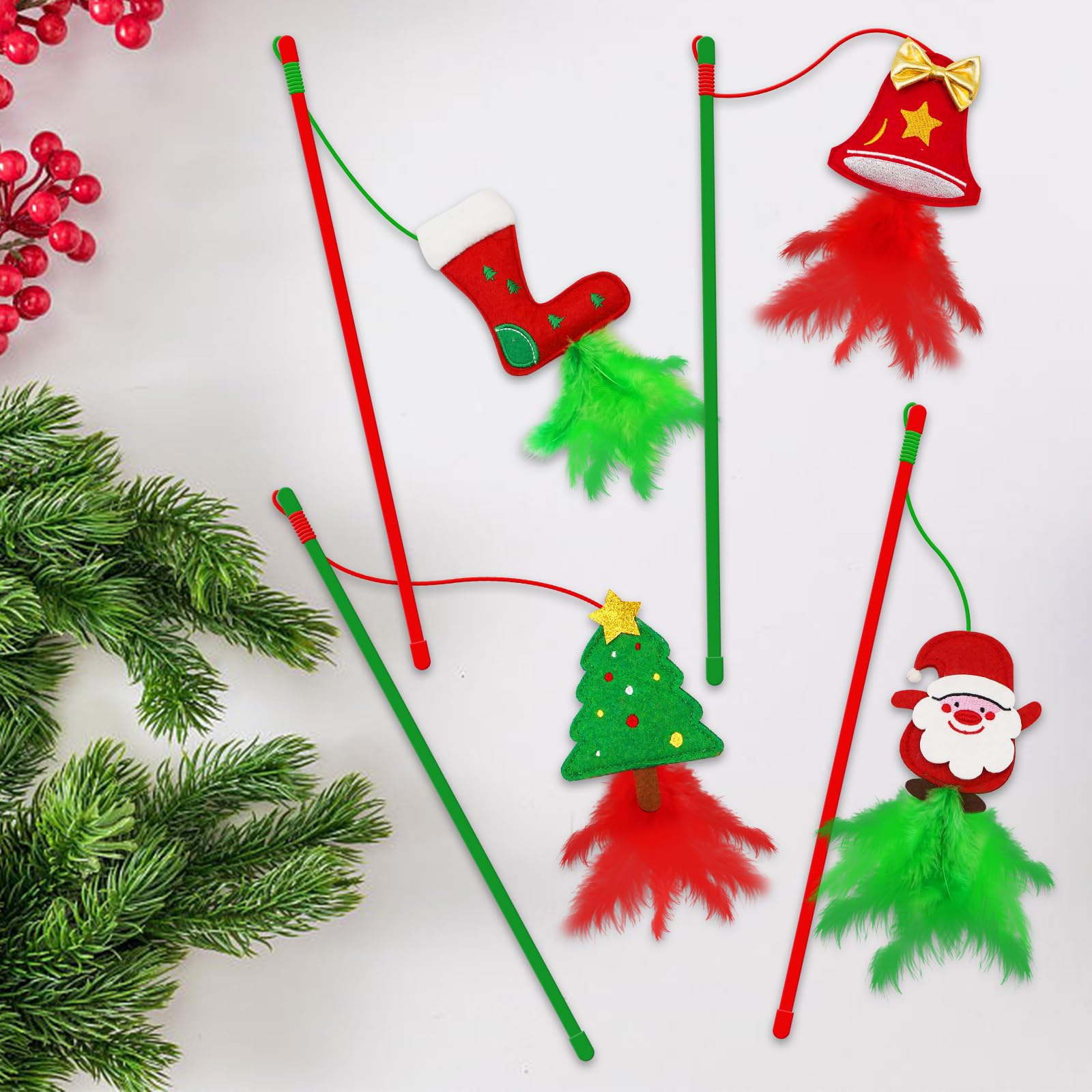 Lepawit unboxing Christmas cat toys ready for gift gifting.