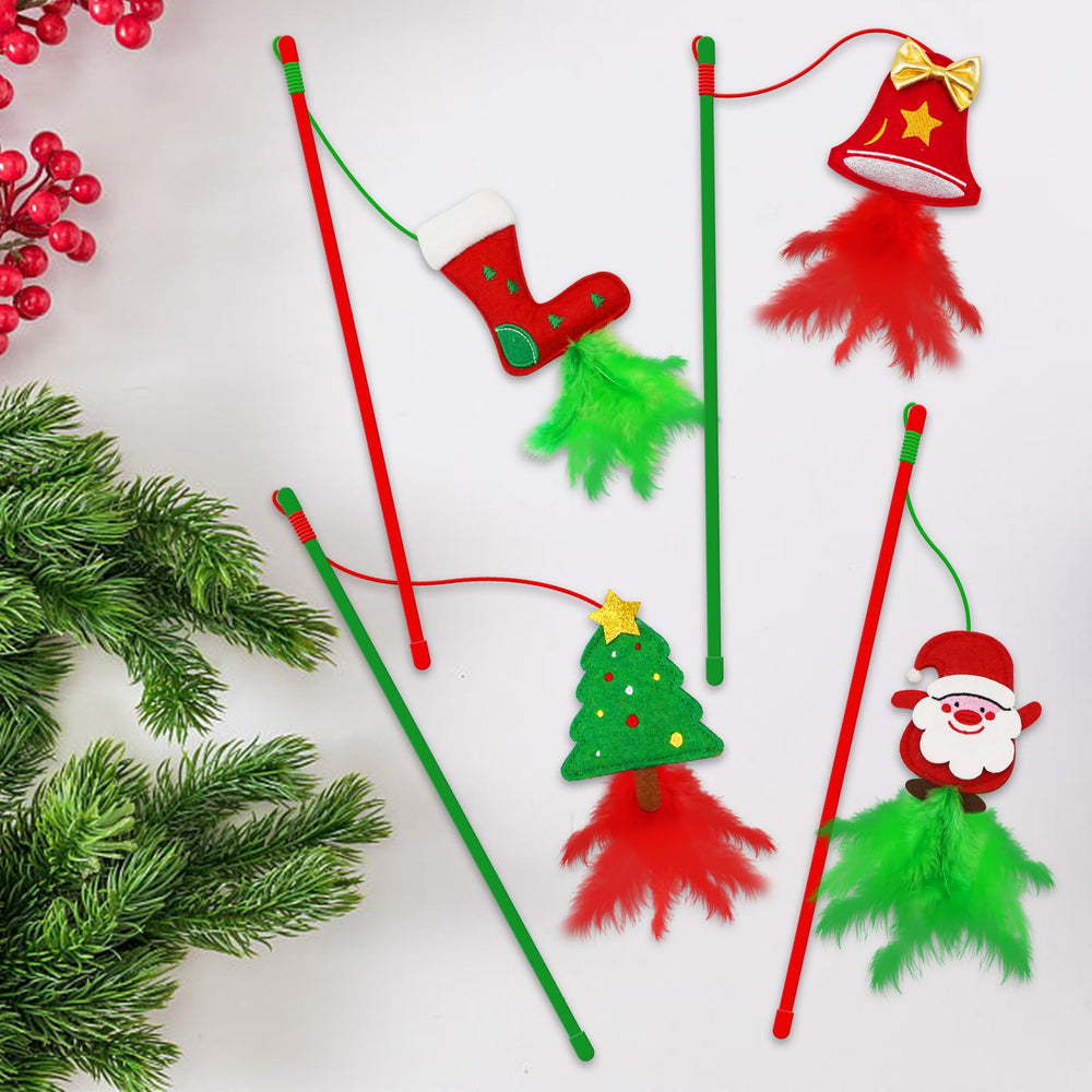 Lepawit unboxing Christmas cat toys ready for gift gifting.