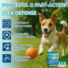 Lerqua flea and tick drops require no prescription for convenient home use