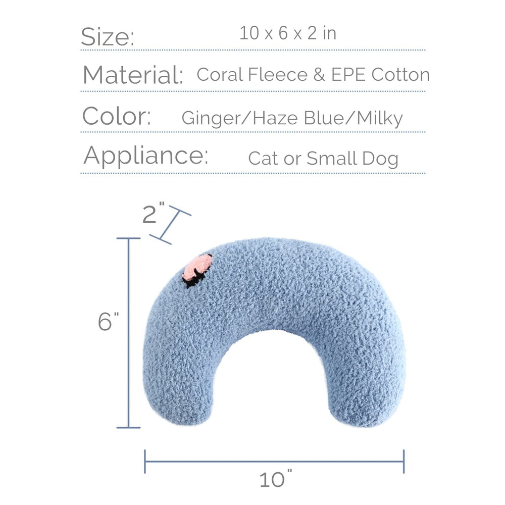 Les Arbres Fair Little Pillow donut silhouette in a tranquil room invites restful sleep.