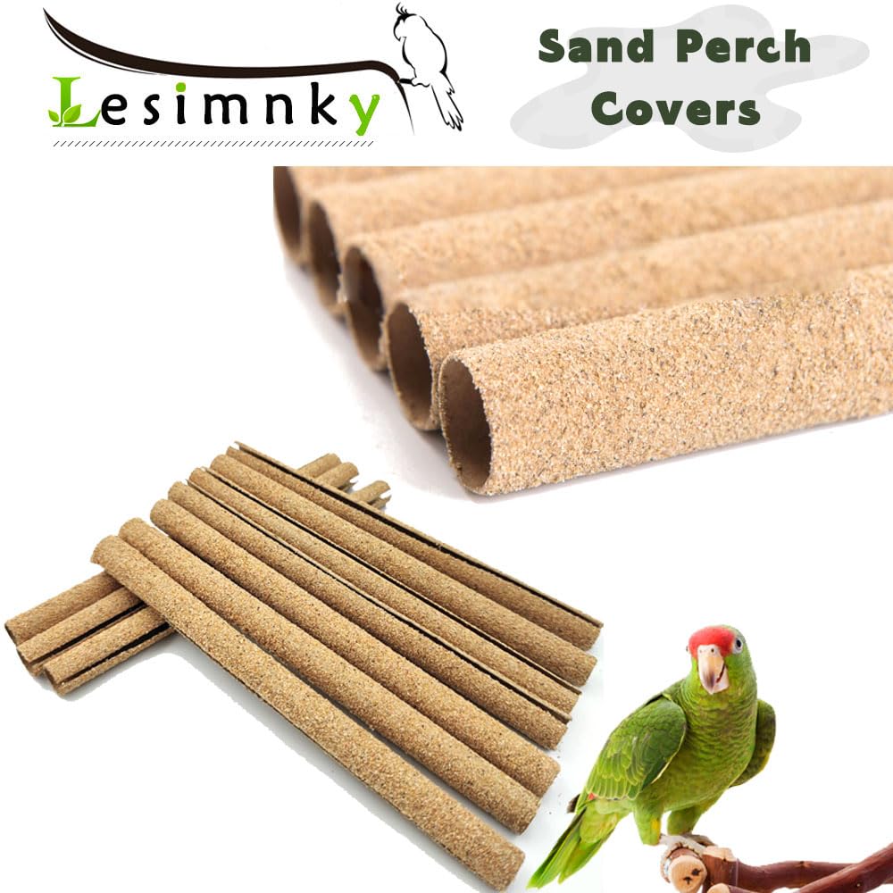 Lesimnky daily-use sand perch covers support natural perched rest in cages.