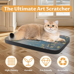 Lesissmer Art Cat Scratcher Water Lily Pond detail highlights safe water-based ink