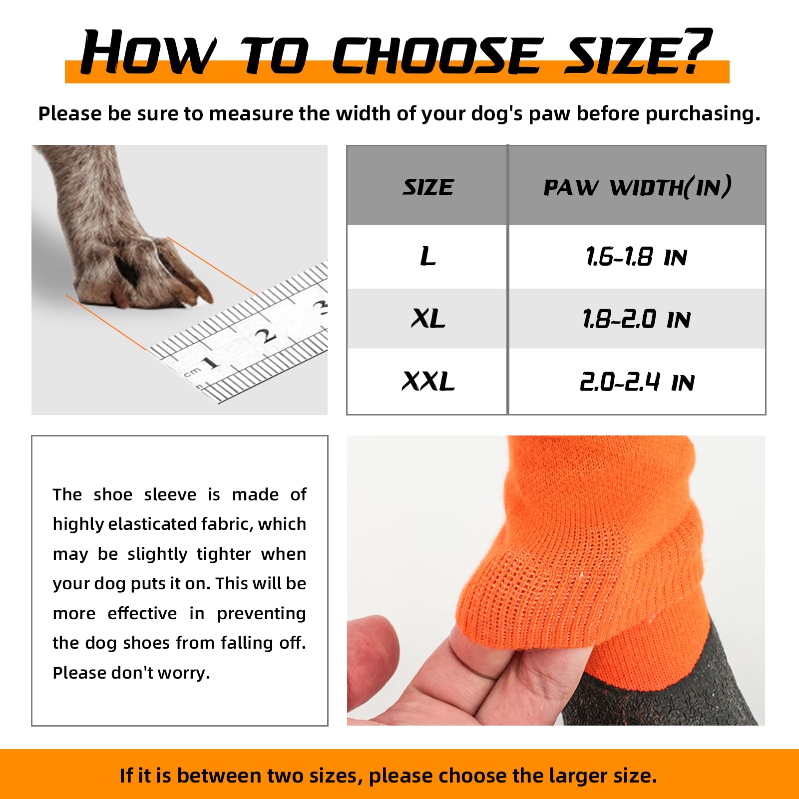 Lesotc dog boots feature soft silicone soles for reliable grip on ice.