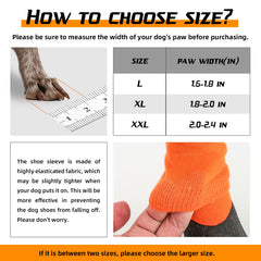 Lesotc dog boots feature soft silicone soles for reliable grip on ice.