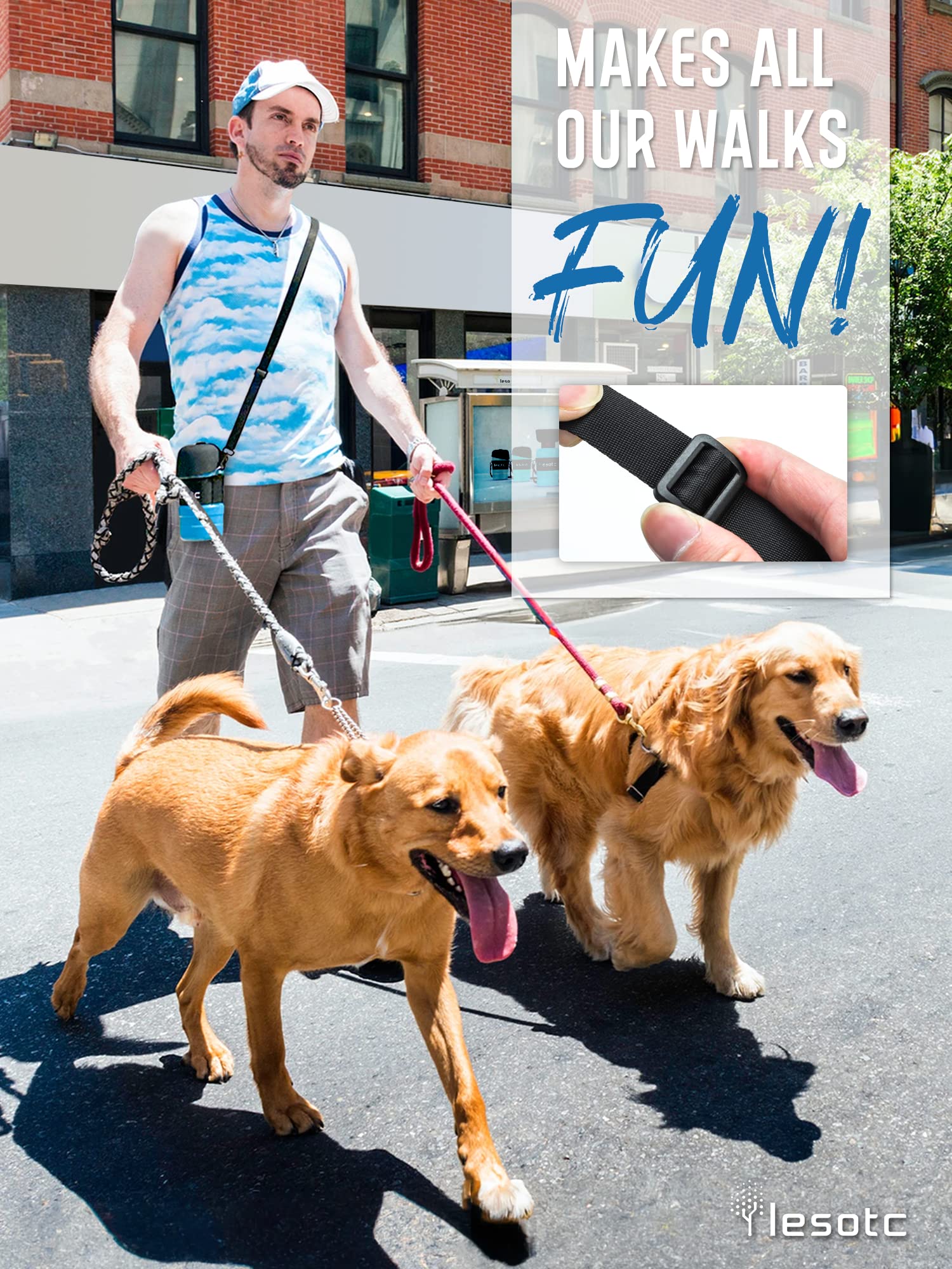 lesotc dog water bottle 800ml capacity ideal for long walks and hikes.