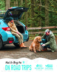 Lesotc dog water bottle carry strap offers hands-free convenience on outdoor adventures
