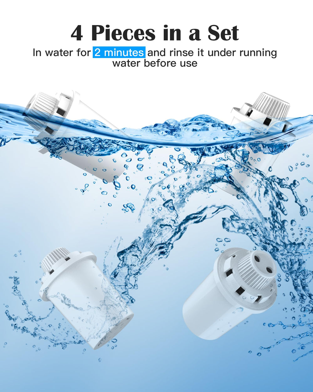 Lesotc dog water bowl dispenser filter insert shows secure fit.