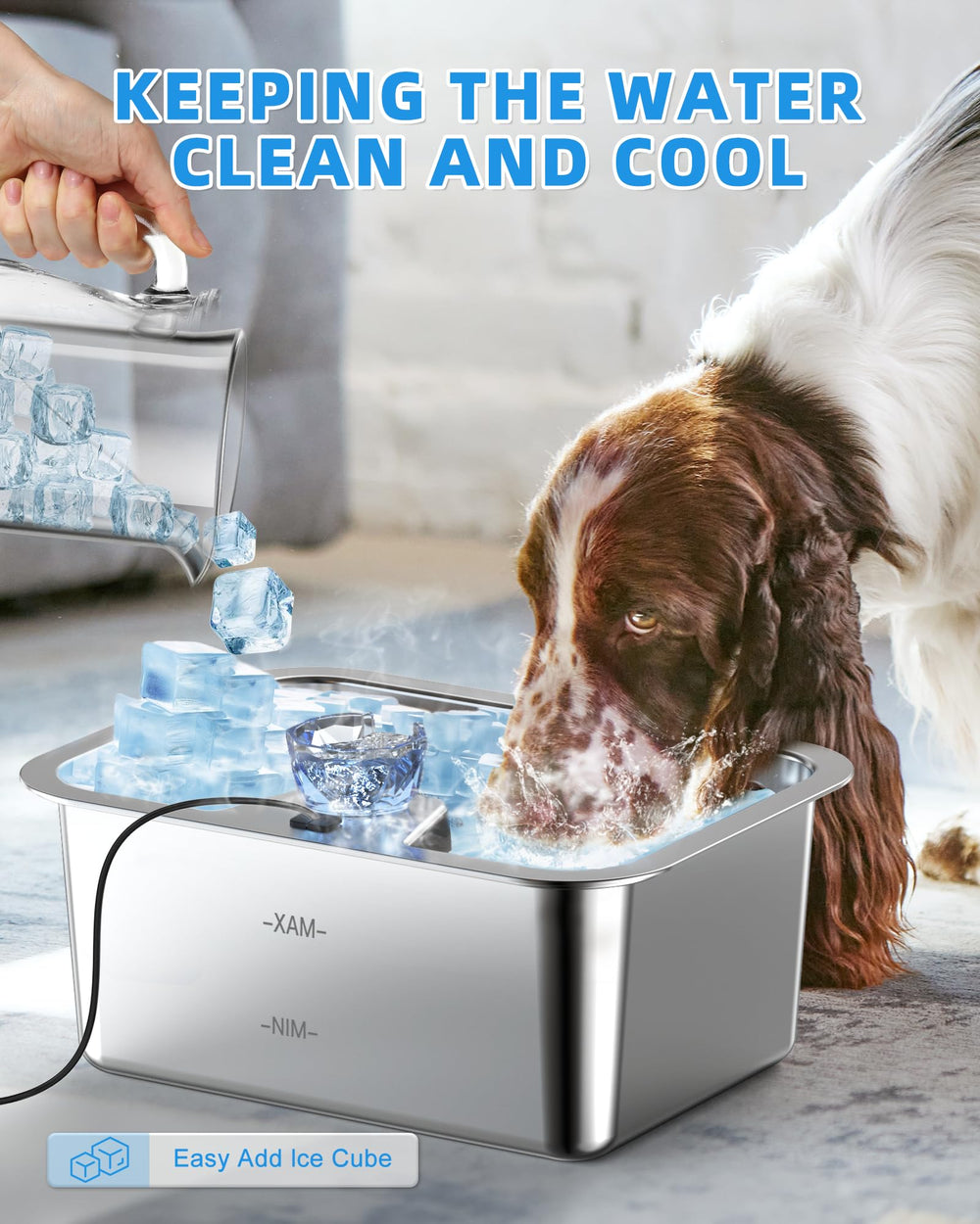 Lesotc crystal faucet design adds elegance during refills.