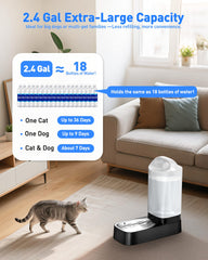 Lesotc gravity-fed design keeps water flowing without electricity for constant hydration.