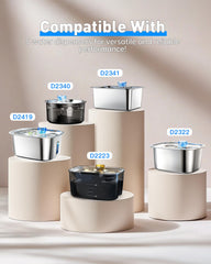 Lesotc stainless-steel pump with LED indicator highlighting durable construction