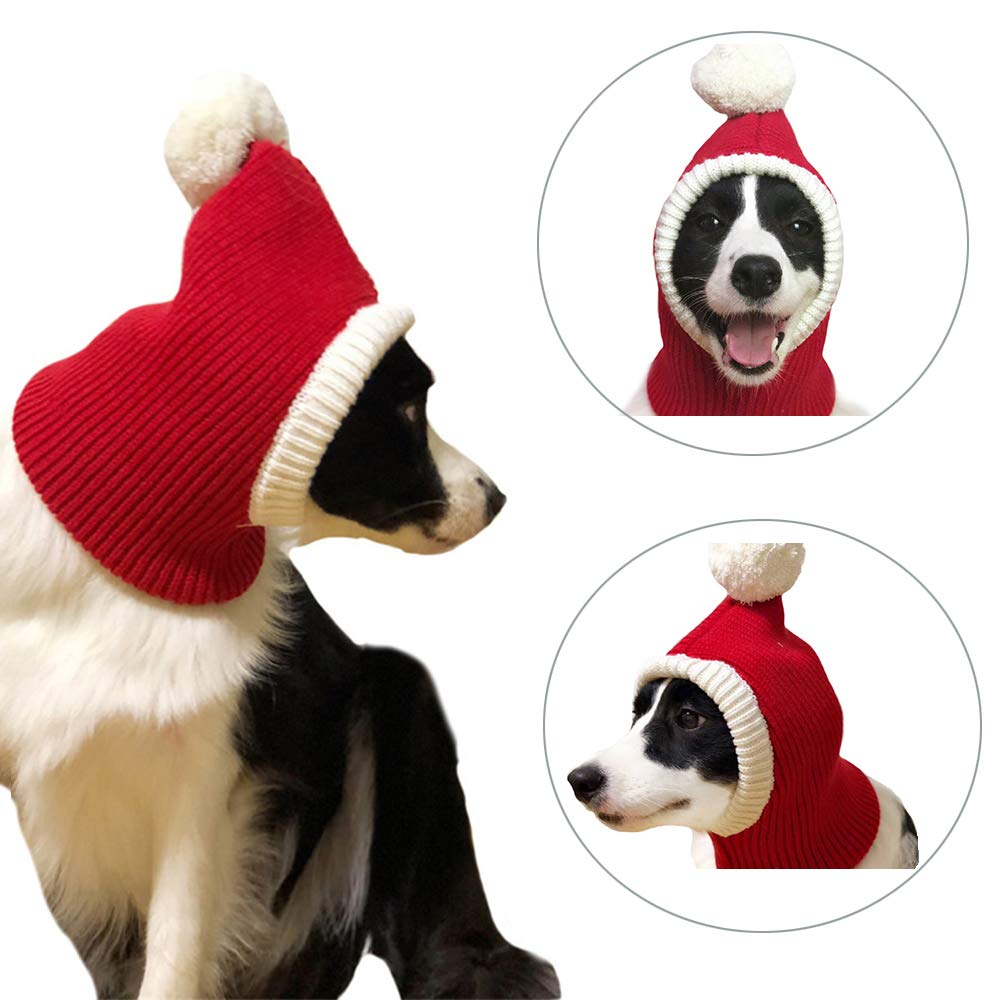 Less bad Lifeunion dog hat worn by a pet during winter season strolls