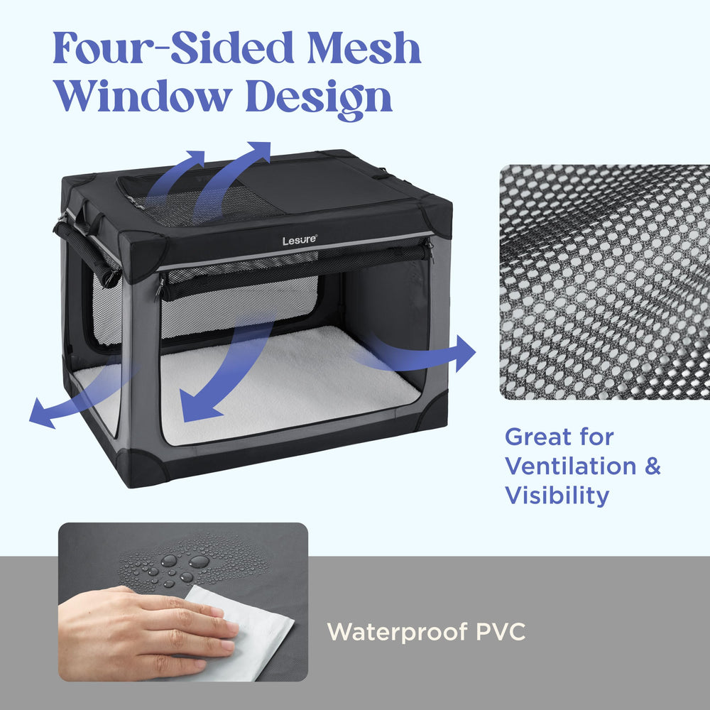 LE SURE Lesure breathable mesh windows ensure ample airflow during trips