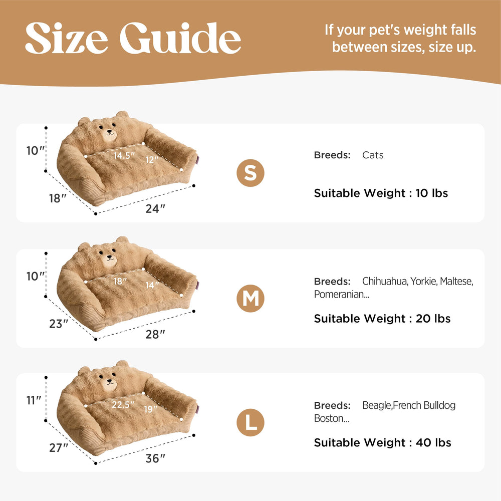 LE SURE Cat Bed removable cover zips for easy washing.