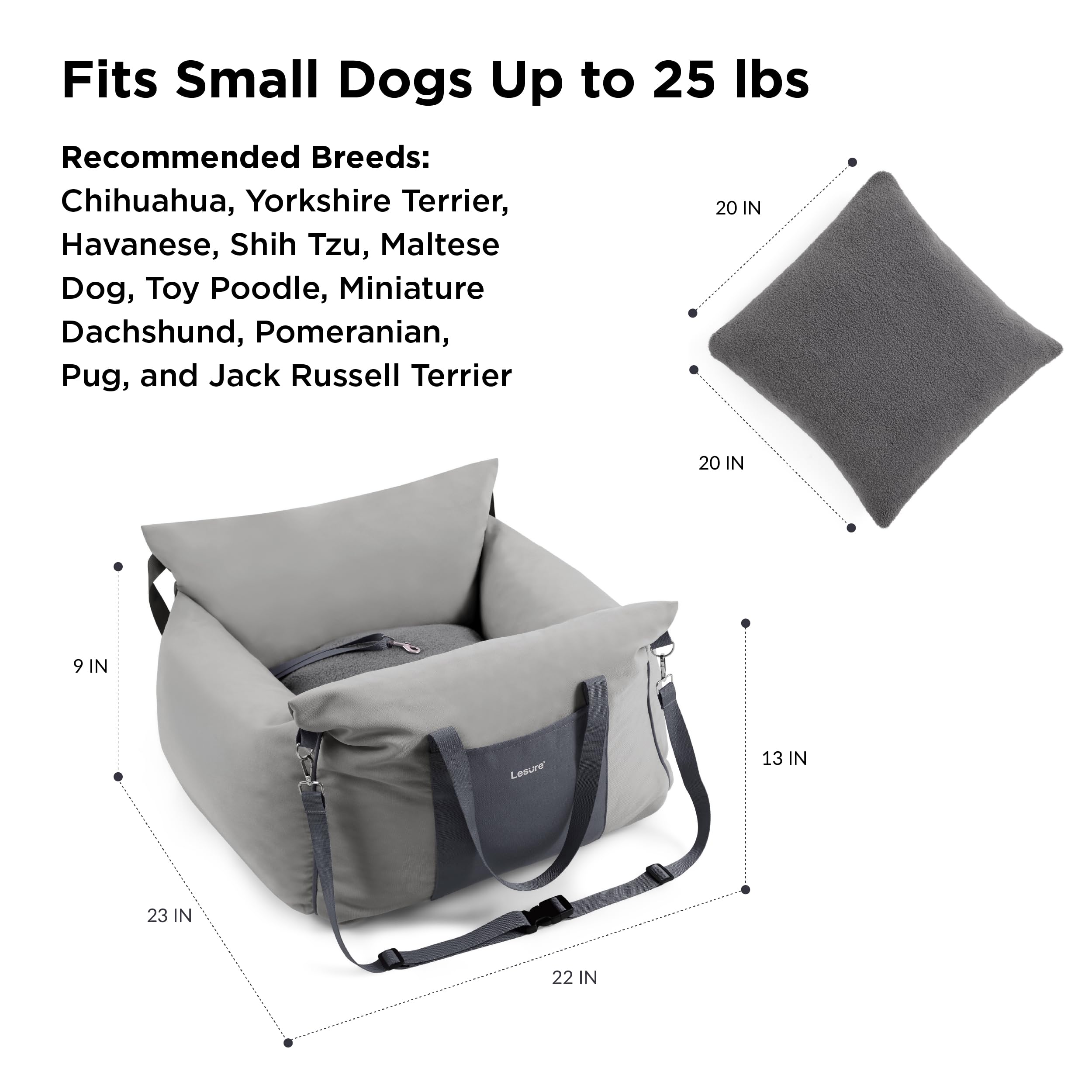 LE SURE Lesure clip-on safety leash adds extra restraint