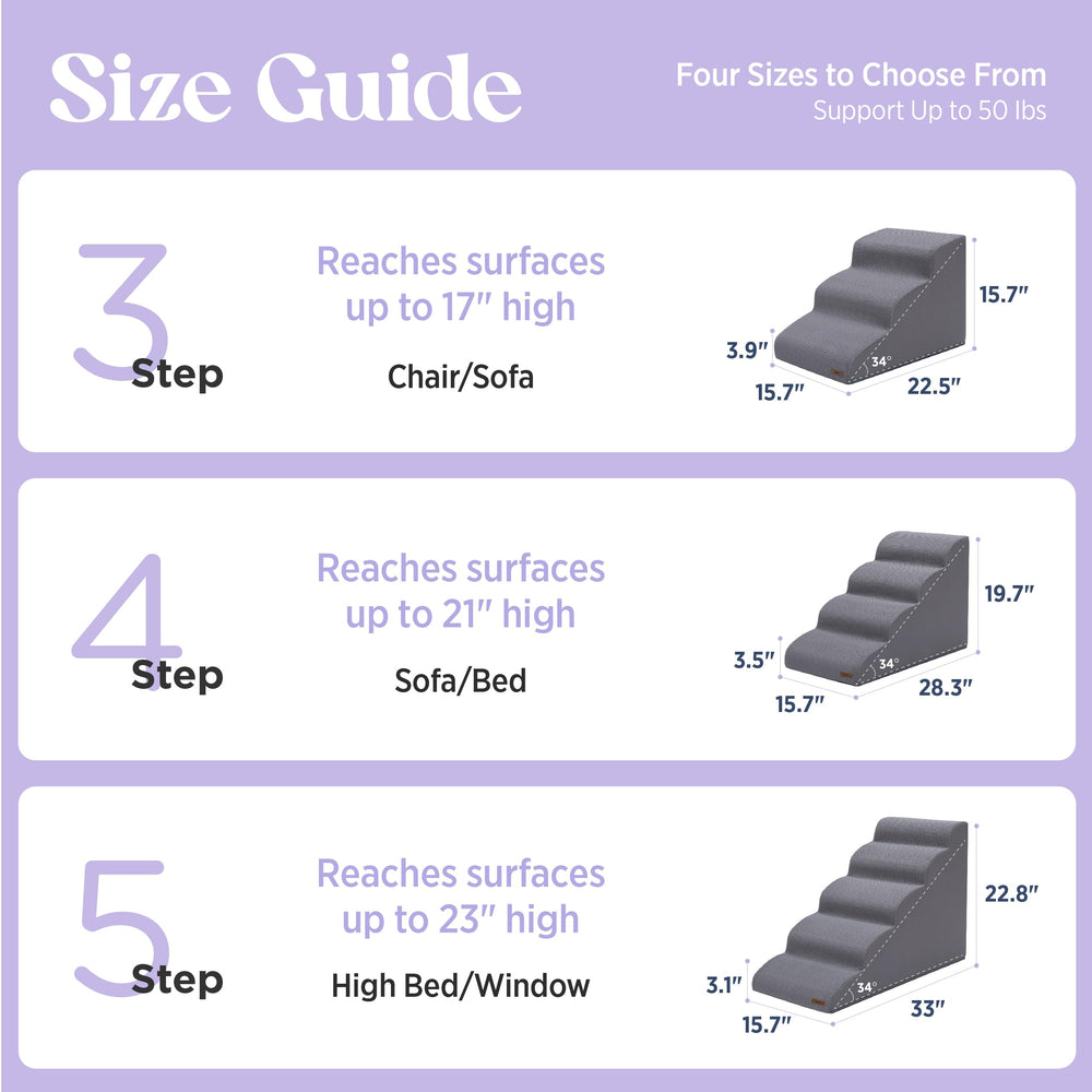 LE SURE Lesure dog stairs outer cover is corduroy and easy to clean