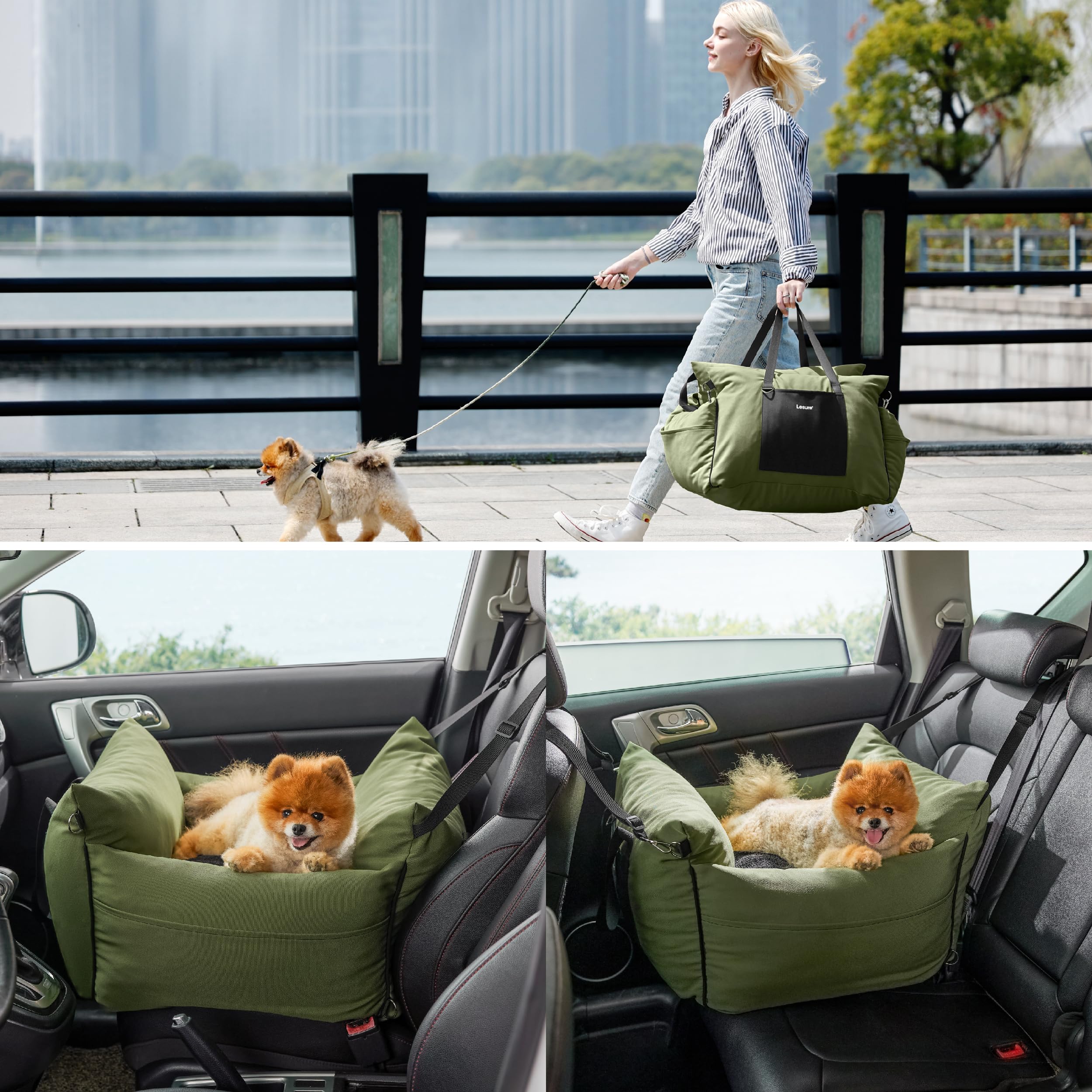 Lesure durable fabric and reinforced buckles ensure long-lasting use