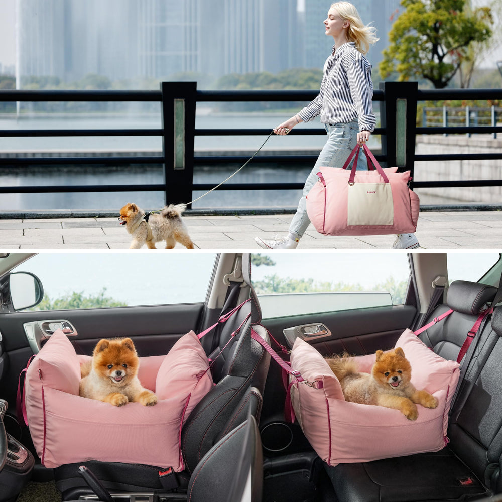 LE SURE memory foam close-up shows plush cushioning for dogs