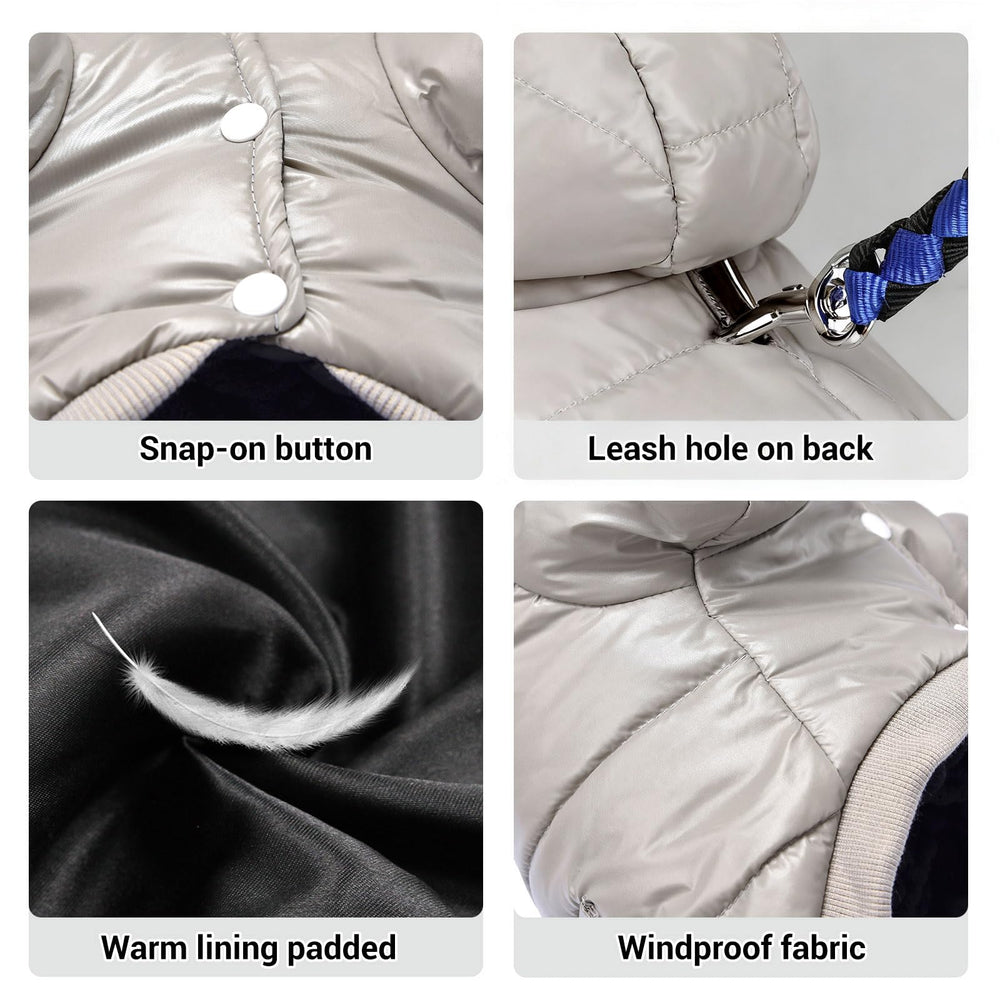 LESYPET waterproof fleece-lined coat keeps warm and dry
