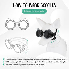 LESYPET adjustable nosepiece provides a comfortable fit on small faces.